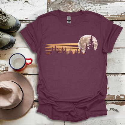 Retro Vintage Trees Outdoor Forest V2 T-Shirt