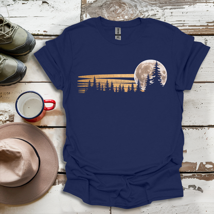 Retro Vintage Trees Outdoor Forest V2 T-Shirt