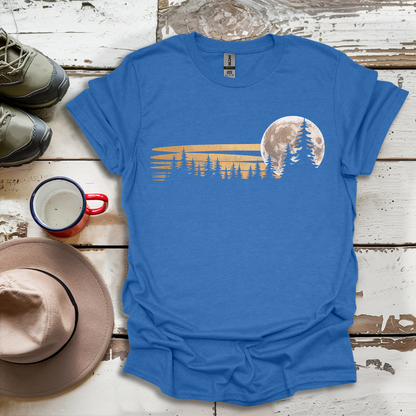Retro Vintage Trees Outdoor Forest V2 T-Shirt