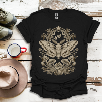 Butterfly Cute Moth Aesthetic Floral Outdoor Forest T-Shirt