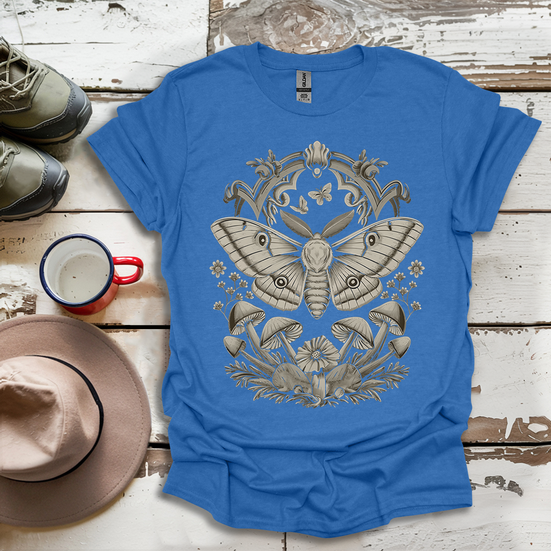 Butterfly Cute Moth Aesthetic Floral Outdoor Forest T-Shirt