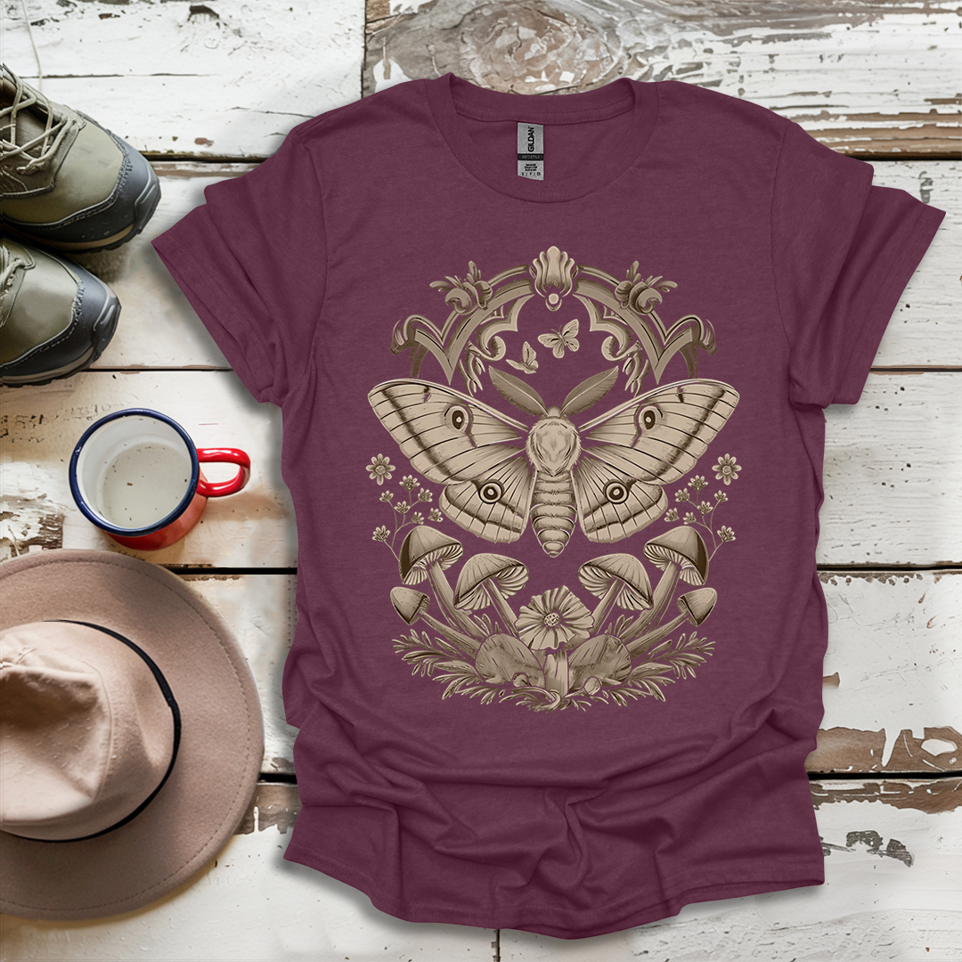 Butterfly Cute Moth Aesthetic Floral Outdoor Forest T-Shirt