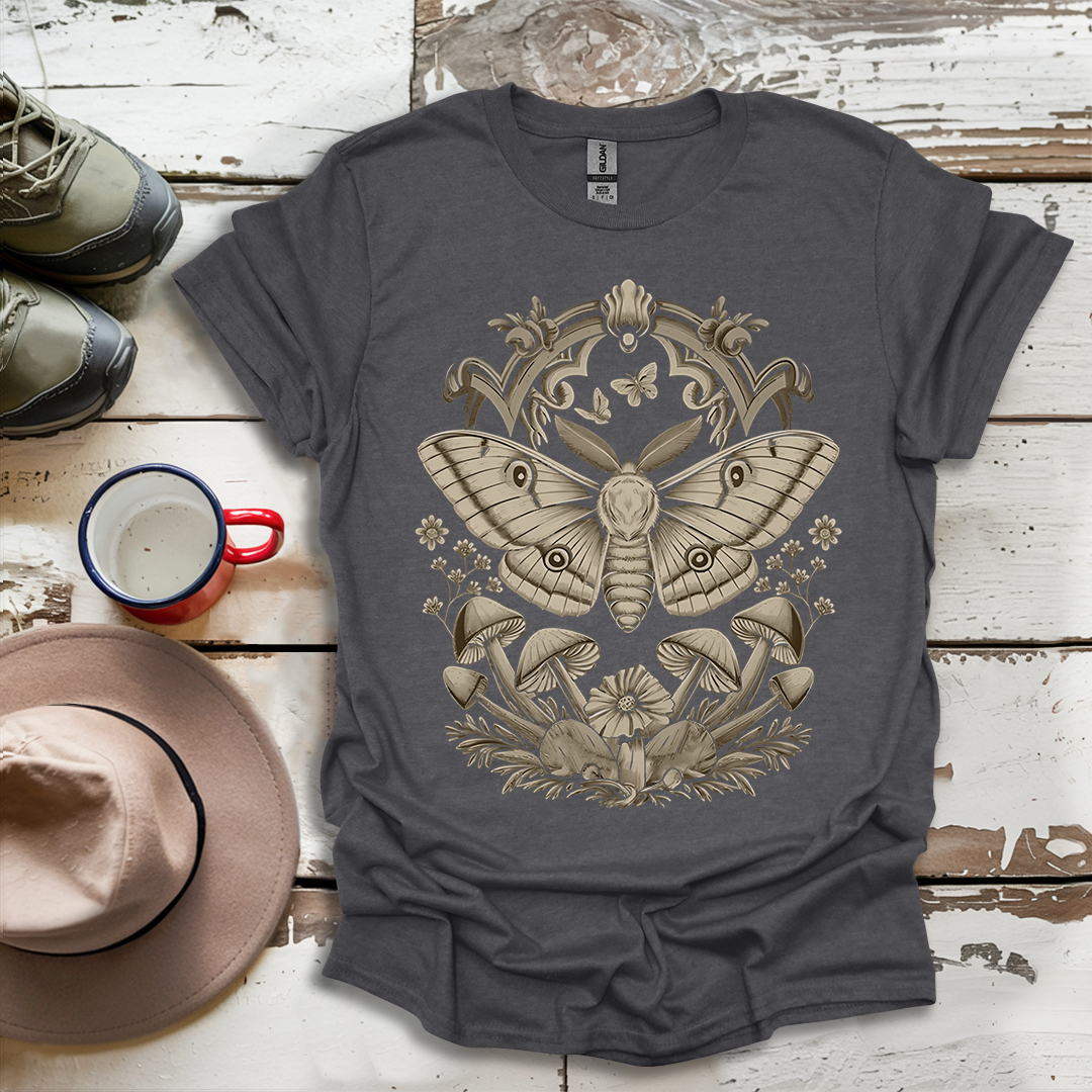 Butterfly Cute Moth Aesthetic Floral Outdoor Forest T-Shirt