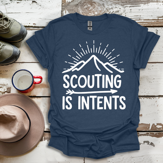 Hiking Outdoor Nature  Scouting Is Intents V3 T-Shirt