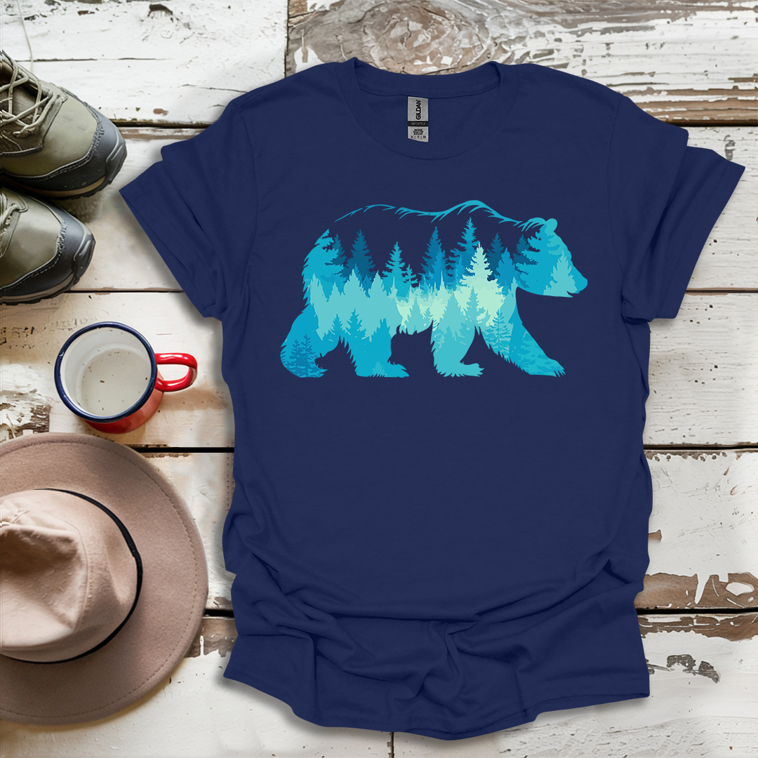 Bear Mountain Trees Outdoor V2 T-Shirt