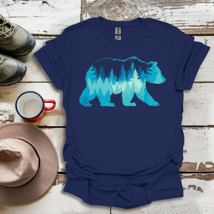 Bear Mountain Trees Outdoor V2 T-Shirt
