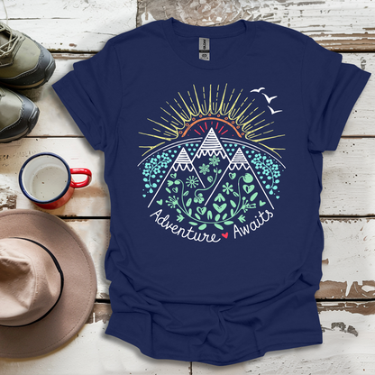Adeventure Awaits outdoor V7 T-Shirt