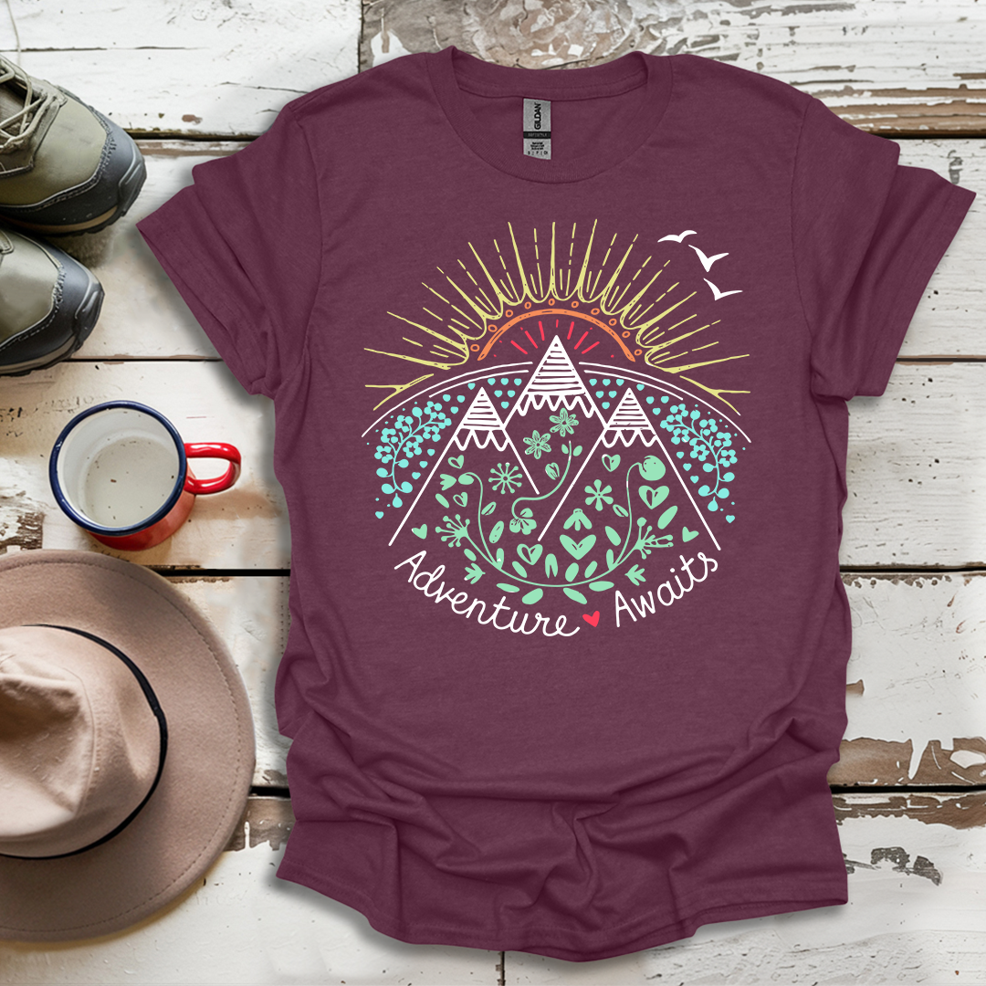 Adeventure Awaits outdoor V7 T-Shirt
