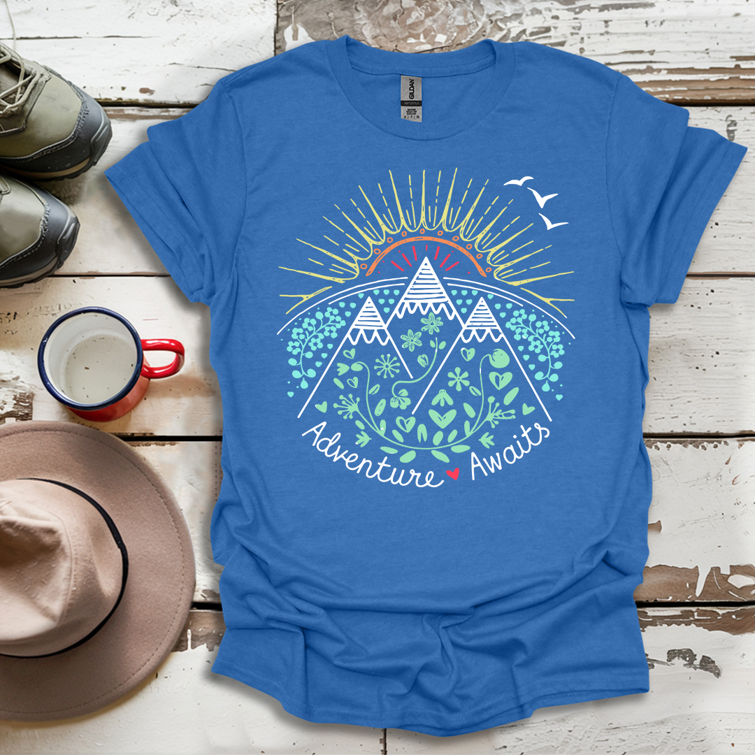 Adeventure Awaits outdoor V7 T-Shirt