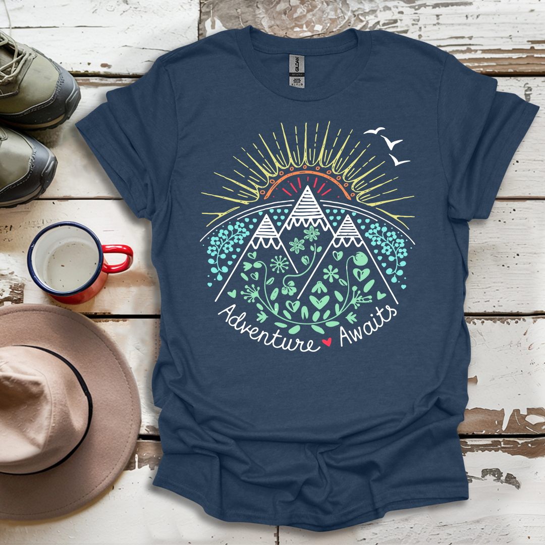 Adeventure Awaits outdoor V7 T-Shirt