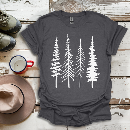 Trees Hiking Hiker Adventures T-Shirt