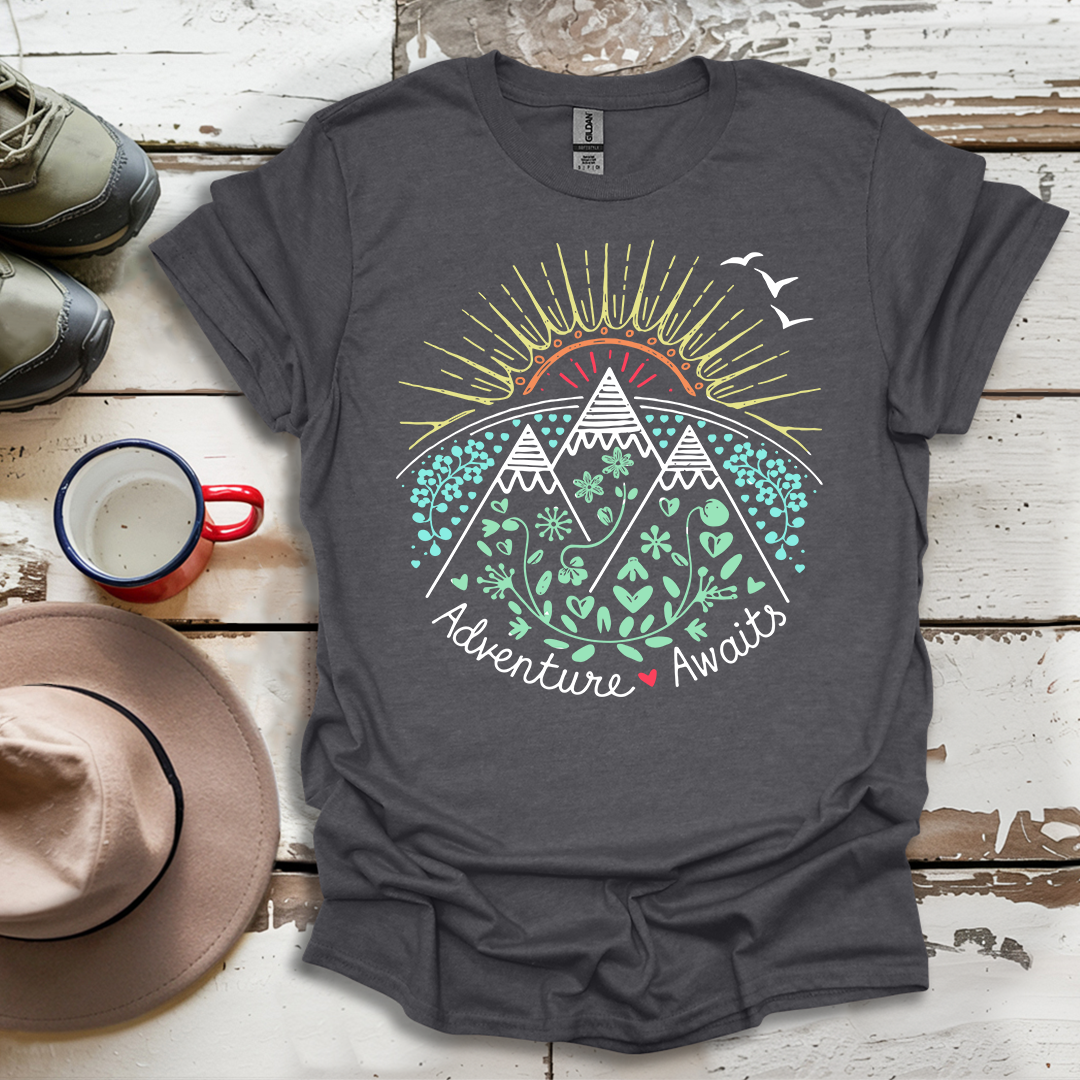 Adeventure Awaits outdoor V7 T-Shirt