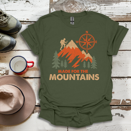 Hiking Outdoor Nature Made For The Mountains V1 T-Shirt