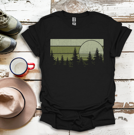 Outdoor Forest Trees Nature Wildlife V1 T-Shirt