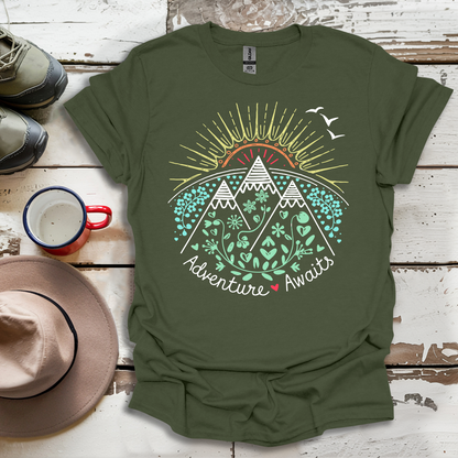 Adeventure Awaits outdoor V7 T-Shirt