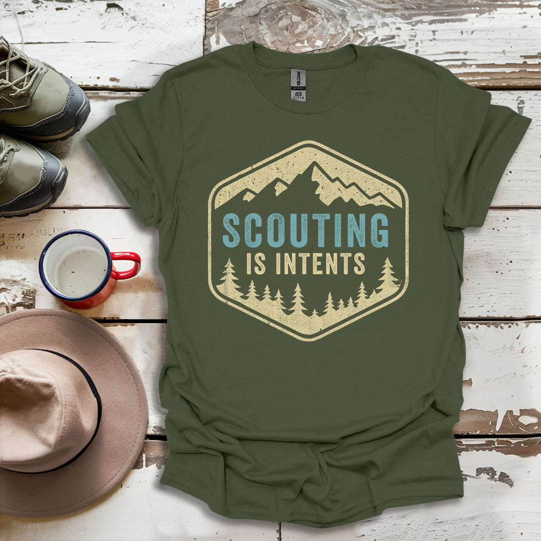 Hiking Outdoor Nature  Scouting Is Intents V2 T-Shirt