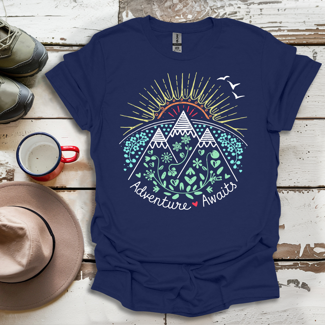 Adeventure Awaits outdoor V7 T-Shirt