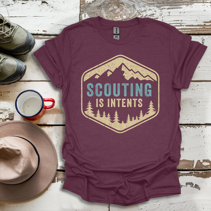 Hiking Outdoor Nature  Scouting Is Intents V2 T-Shirt