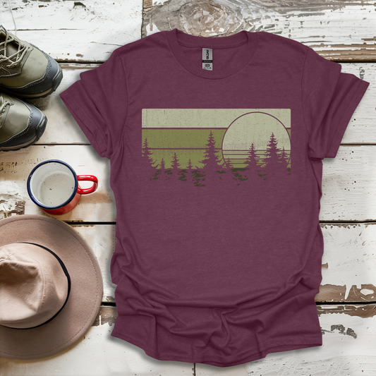 Outdoor Forest Trees Nature Wildlife V1 T-Shirt