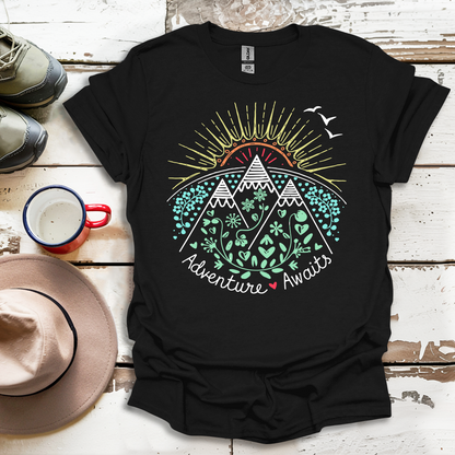 Adeventure Awaits outdoor V7 T-Shirt