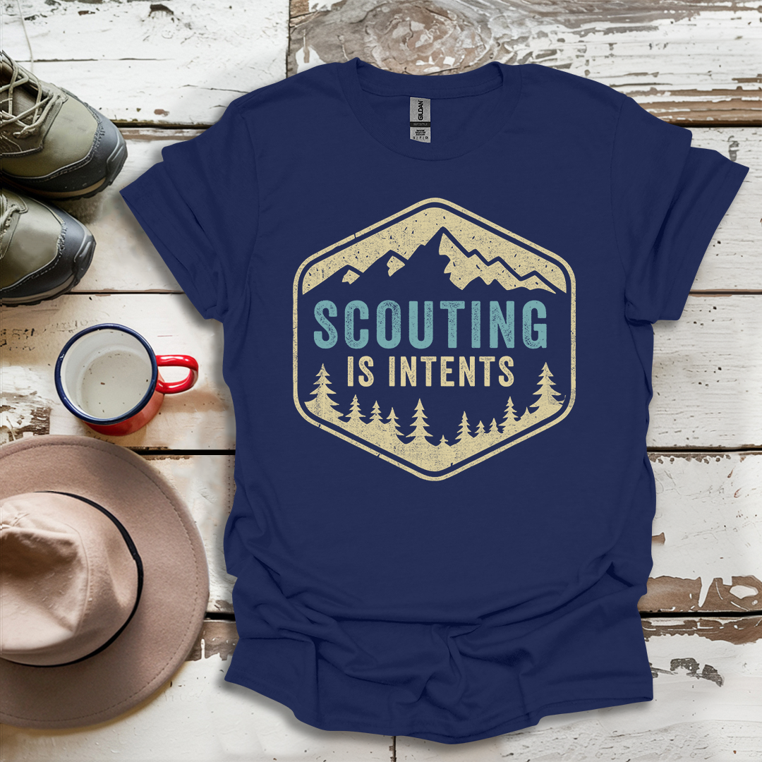 Hiking Outdoor Nature  Scouting Is Intents V2 T-Shirt
