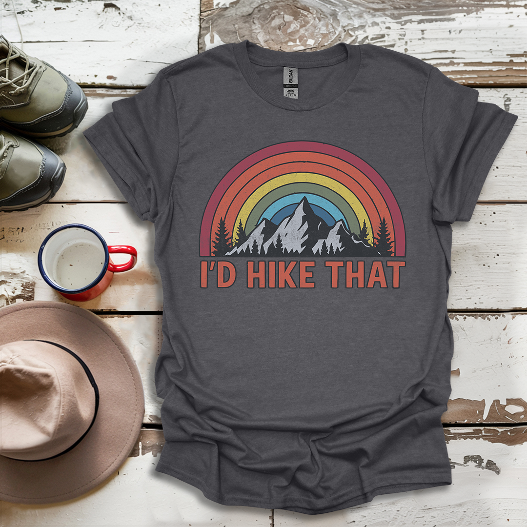 Retro Vinatge Outdoor Nature I'd Hike That V2 T-Shirt