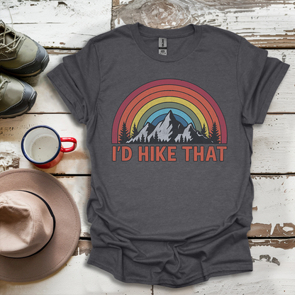 Retro Vinatge Outdoor Nature I'd Hike That V2 T-Shirt