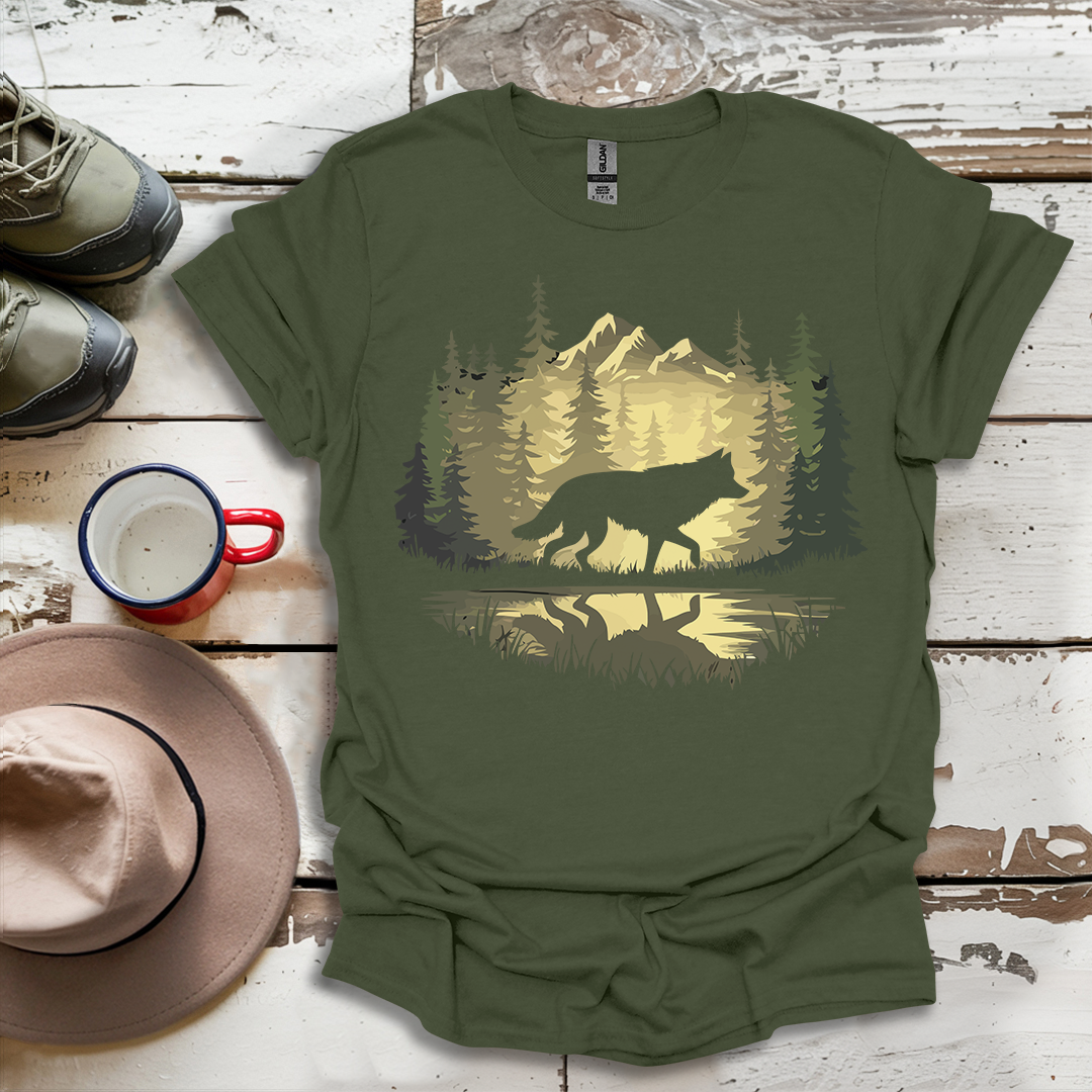 Graphic Wolf Nature Outdoor V2 T-Shirt