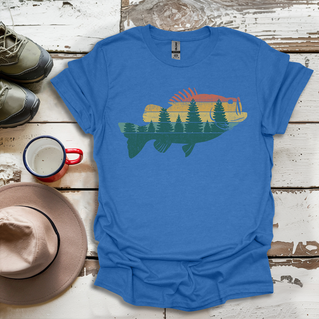 Fly Fishing Outdoor Forest Nature Fisherman Wildlife V2 T-Shirt