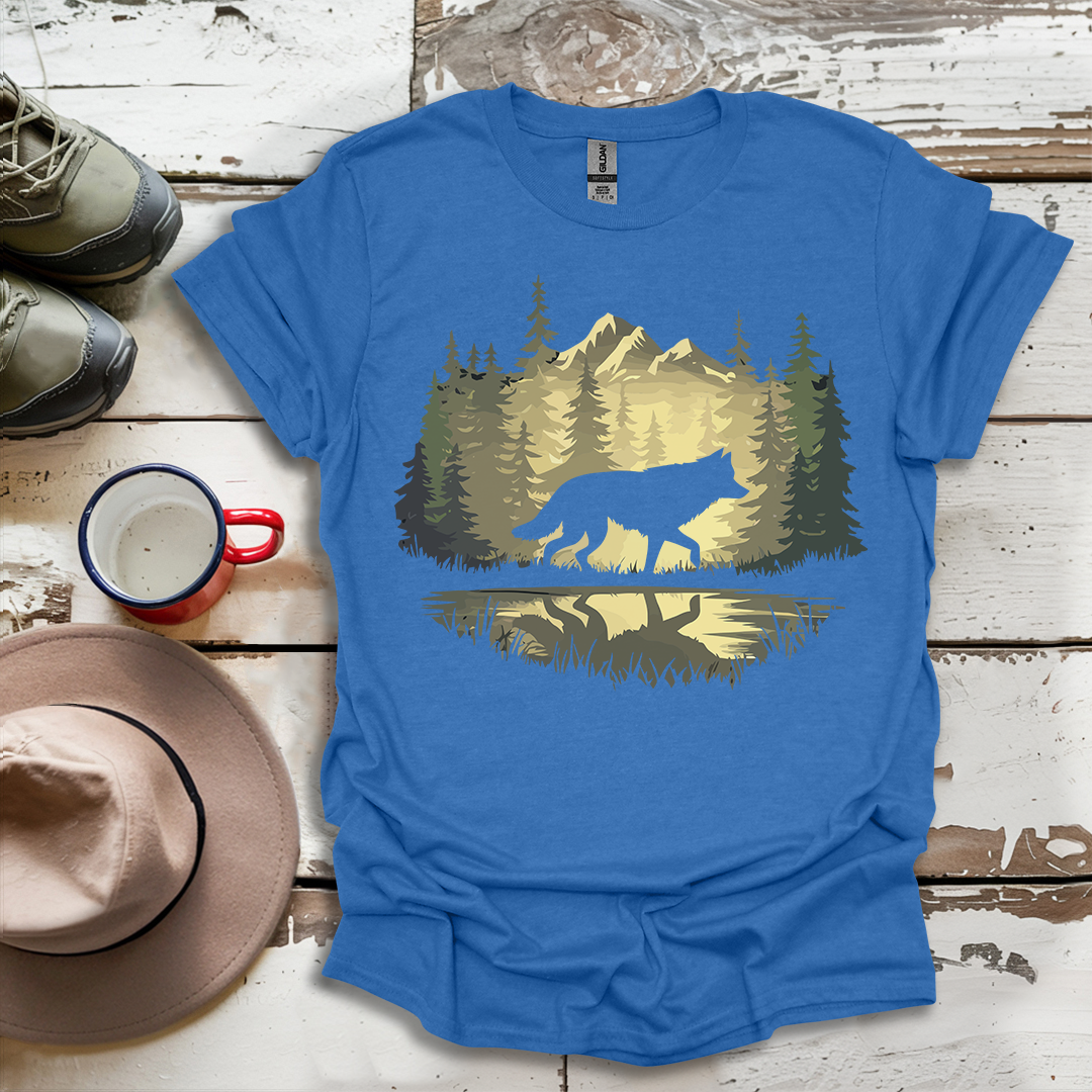 Graphic Wolf Nature Outdoor V2 T-Shirt
