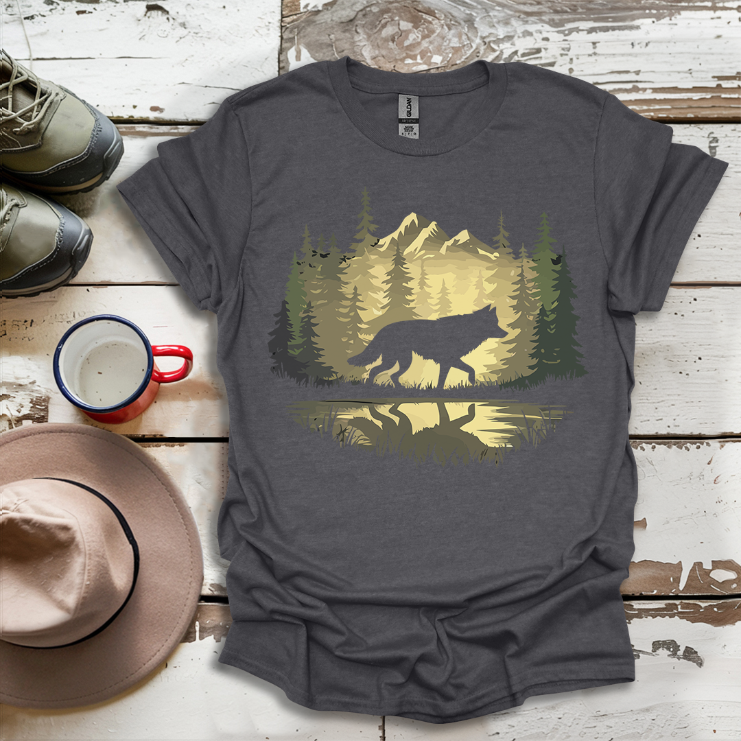 Graphic Wolf Nature Outdoor V2 T-Shirt