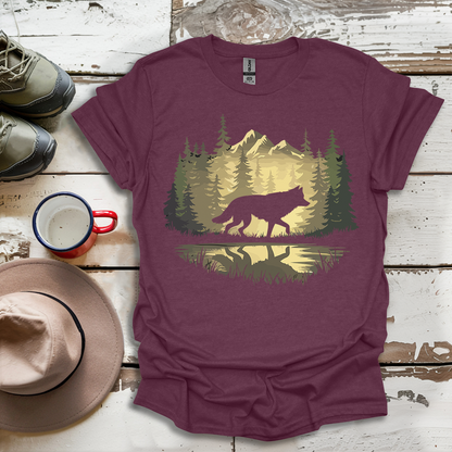 Graphic Wolf Nature Outdoor V2 T-Shirt