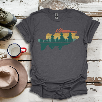 Fly Fishing Outdoor Forest Nature Fisherman Wildlife V2 T-Shirt