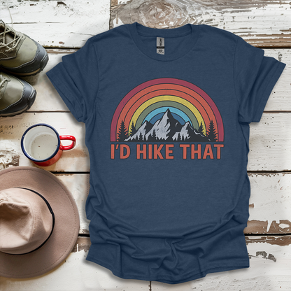 Retro Vinatge Outdoor Nature I'd Hike That V2 T-Shirt