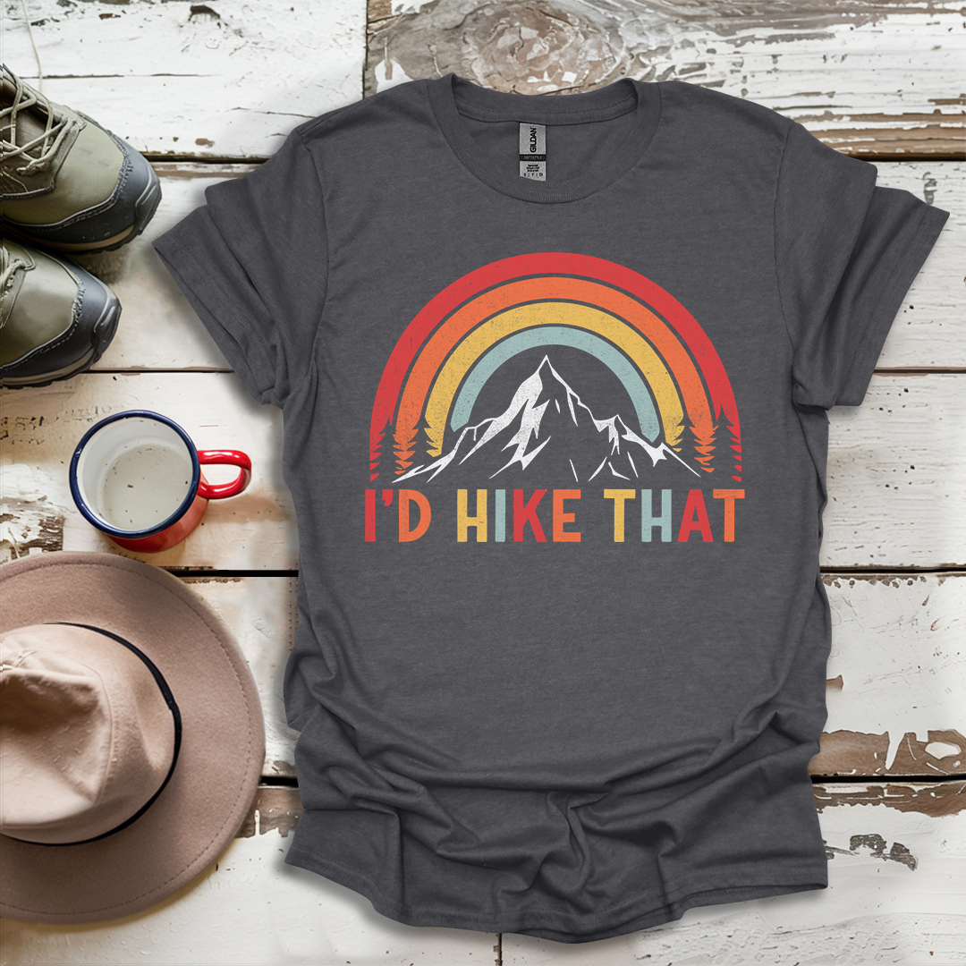 Retro Vinatge Outdoor Nature I'd Hike That V3 T-Shirt