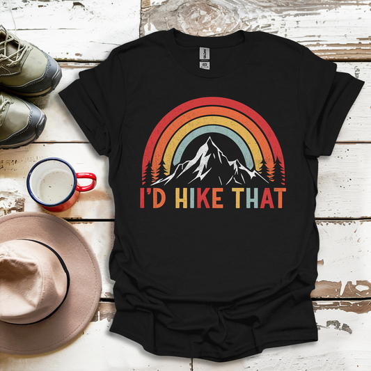 Retro Vinatge Outdoor Nature I'd Hike That V3 T-Shirt