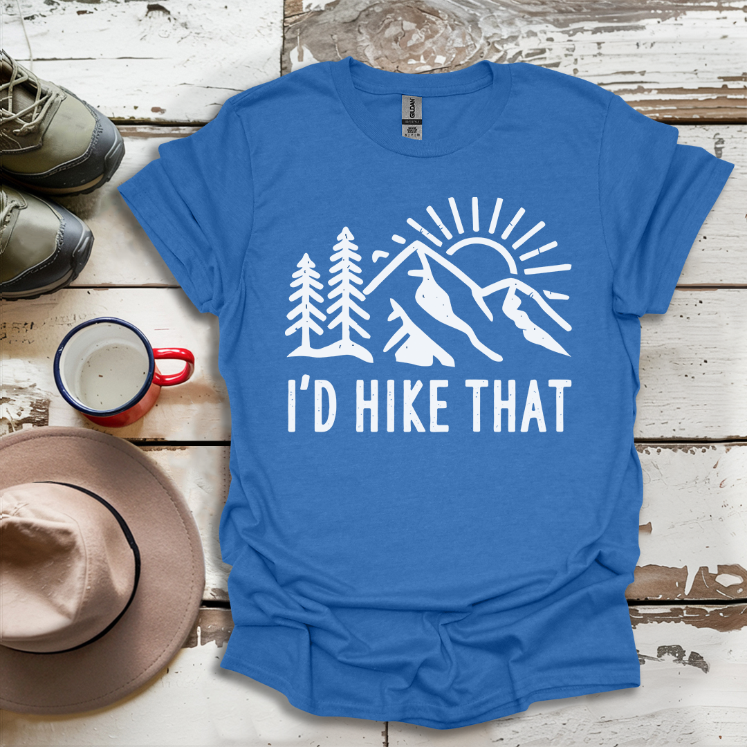 Retro Vinatge Outdoor Nature I'd Hike That V5 T-Shirt