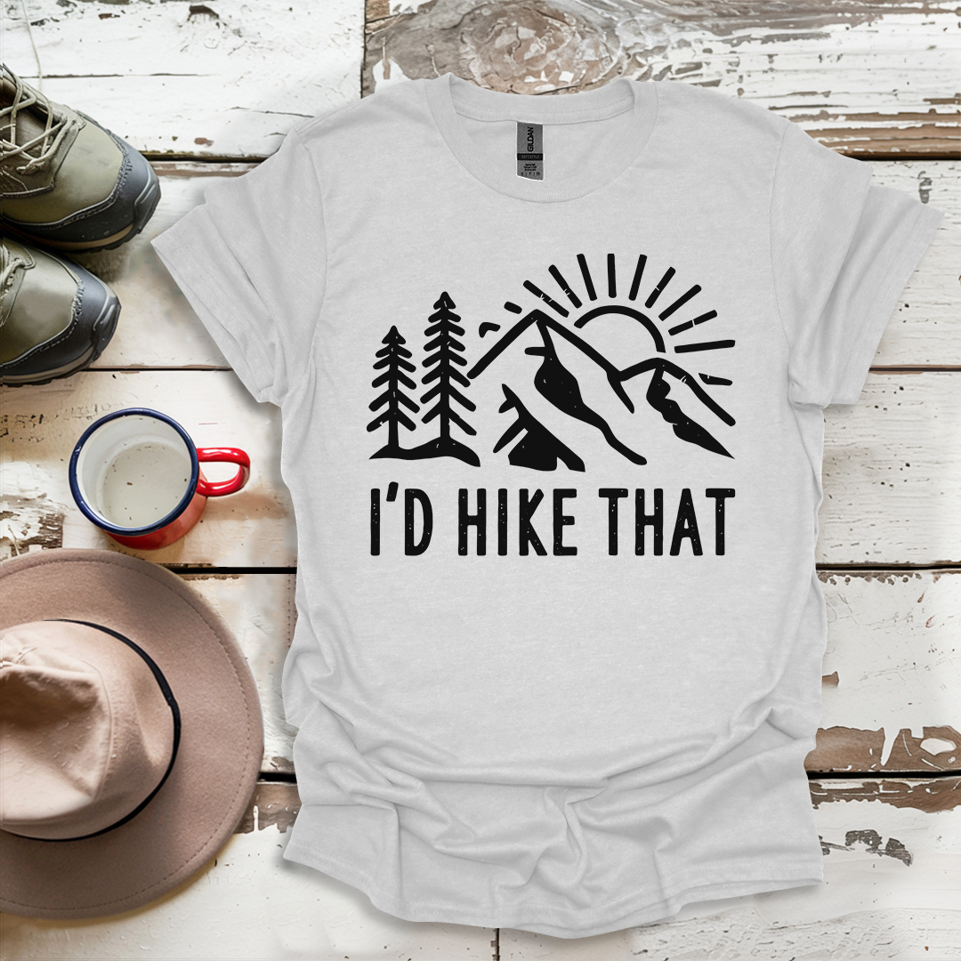 Retro Vinatge Outdoor Nature I'd Hike That V5 T-Shirt