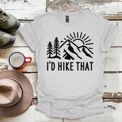 Retro Vinatge Outdoor Nature I'd Hike That V5 T-Shirt