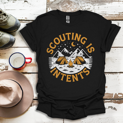 Hiking Outdoor Nature  Scouting Is Intents V4 T-Shirt