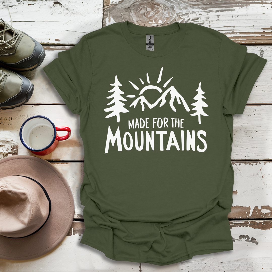 Hiking Outdoor Nature Made For The Mountains V9 T-Shirt