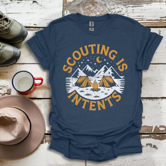 Hiking Outdoor Nature  Scouting Is Intents V4 T-Shirt