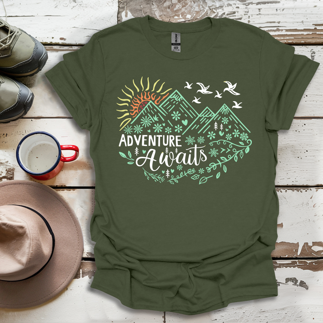 Adeventure Awaits outdoor V6 T-Shirt