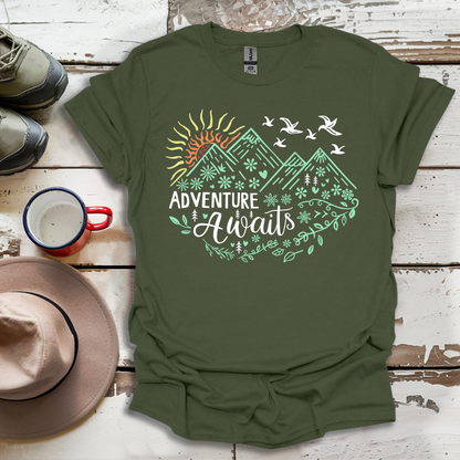 Adeventure Awaits outdoor V6 T-Shirt