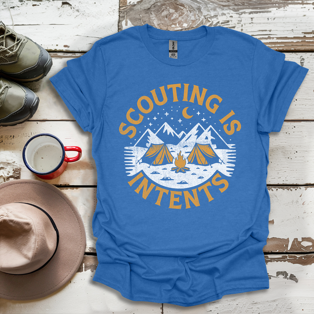Hiking Outdoor Nature  Scouting Is Intents V4 T-Shirt