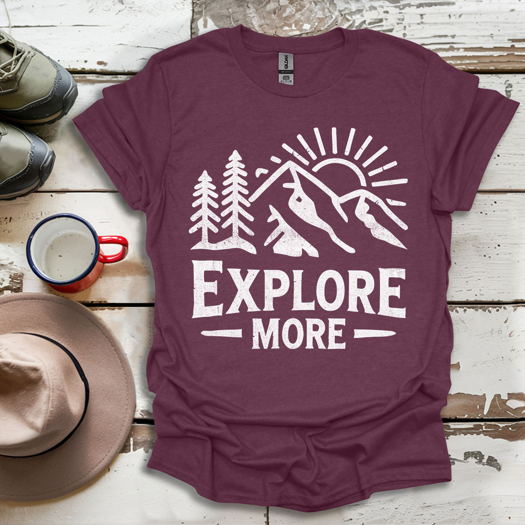 Explore More Retro Vinatge V4 T-Shirt