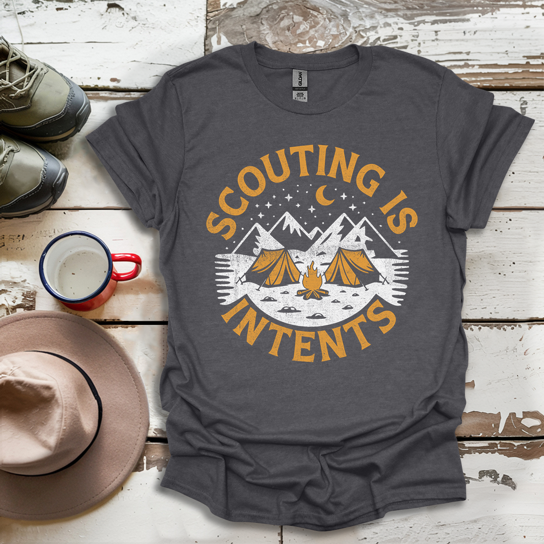 Hiking Outdoor Nature  Scouting Is Intents V4 T-Shirt