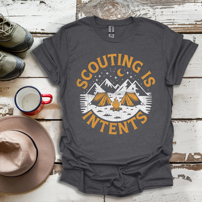Hiking Outdoor Nature  Scouting Is Intents V4 T-Shirt