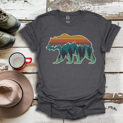 Bear Mountain Retro Vintage V1 T-Shirt