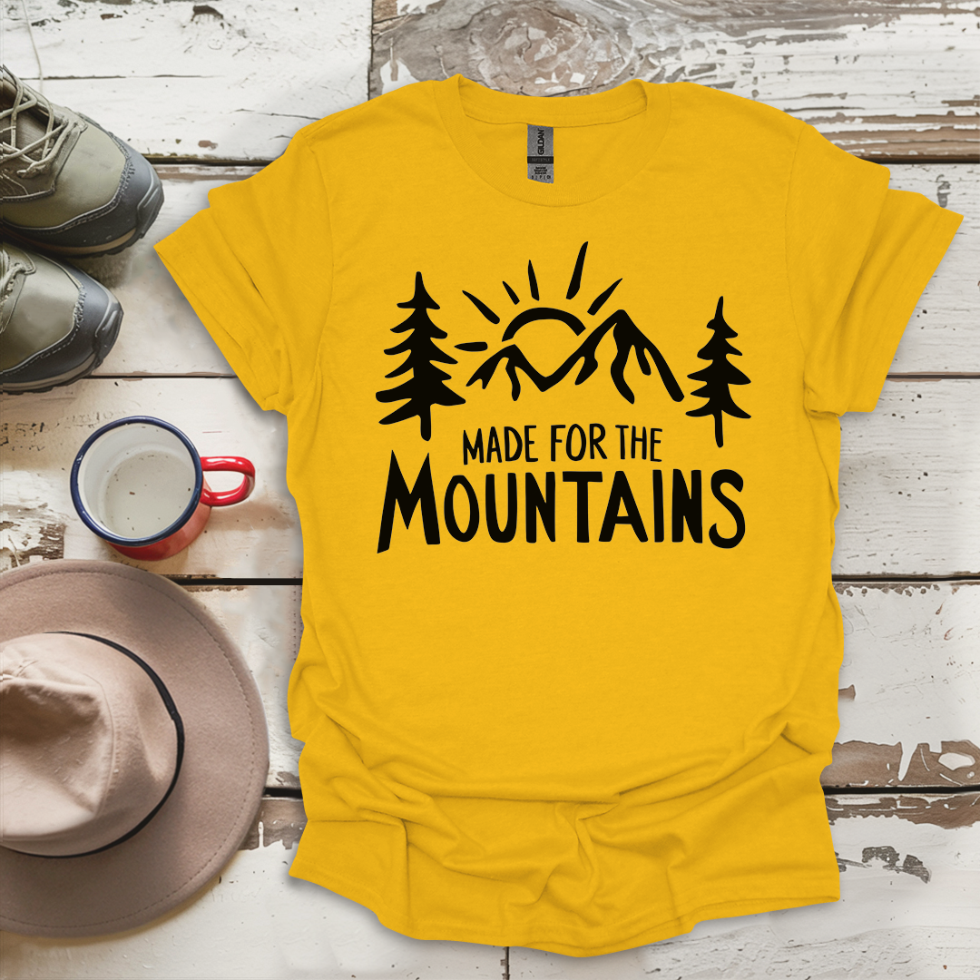 Hiking Outdoor Nature Made For The Mountains V9 T-Shirt